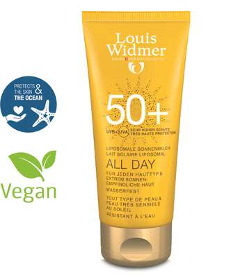 Sie sehen eine Packung Widmer Sun All Day 50+, Produktbild: 01 Widmer Sun All Day 50+, A-Nr.: 4837002 - 01