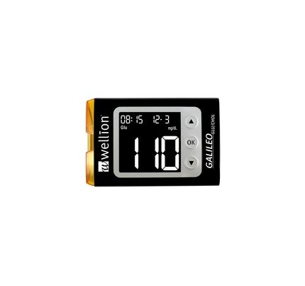 Sie sehen eine Packung WELL10-03CB Wellion GALILEO GLU/CHOL Blutzuckermessgerät schwarz, Produktbild: 02 WELL10-03CB Wellion GALILEO GLU/CHOL Blutzuckermessgerät schwarz, A-Nr.: 4553492 - 02