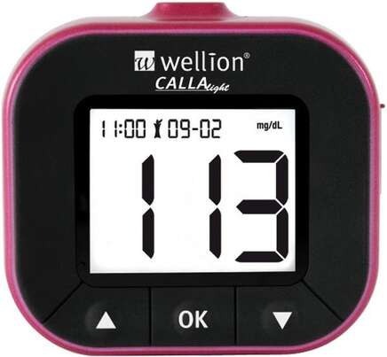 Sie sehen eine Packung Wellion CALLA Light Blutzuckermessgerät Set, Produktbild: 02 Wellion CALLA Light Blutzuckermessgerät Set, A-Nr.: 3417700 - 02