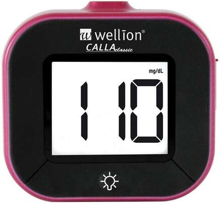 Sie sehen eine Packung Wellion CALLA Classic Blutzuckermessgerät Set, Produktbild: 02 Wellion CALLA Classic Blutzuckermessgerät Set, A-Nr.: 3864149 - 02