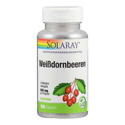 Supplementa Weißdornbeeren (Hawthorn) Kapseln, A-Nr.: 5574958 - 01