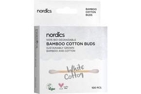 Nordics Bio Kosmetikstächen Bambus Weiß, A-Nr.: 5332161 - 01