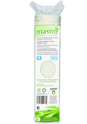 Sie sehen eine Packung Masmi Organic Care - Bio Kosmetikpads, Produktbild: 01 Masmi Organic Care - Bio Kosmetikpads, A-Nr.: 4368903 - 01