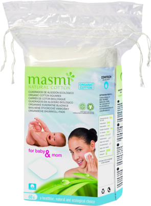 Sie sehen eine Packung Masmi Organic Care - Bio Reinigungspads, Produktbild: 01 Masmi Organic Care - Bio Reinigungspads, A-Nr.: 4368926 - 01