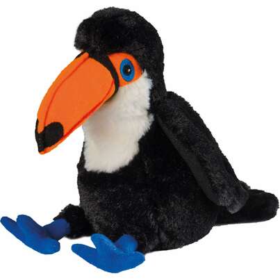 Sie sehen eine Packung Wärmestofftier Minis Tukan, Produktbild: 01 Wärmestofftier Minis Tukan, A-Nr.: 5357014 - 01