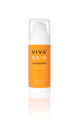 Sie sehen eine Packung Viva Skin Tagescreme mit UV-Schutz (LSF 20) 50ml, Produktbild: 01 Viva Skin Tagescreme mit UV-Schutz (LSF 20) 50ml, A-Nr.: 3855334 - 01