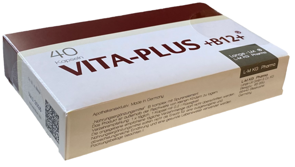 Sie sehen eine Packung VITA PLUS B12, Produktbild: 01 VITA PLUS B12, A-Nr.: 5741818 - 01