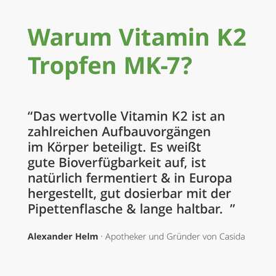 Casida Vitamin K2 Tropfen MK-7, A-Nr.: 5339045 - 02