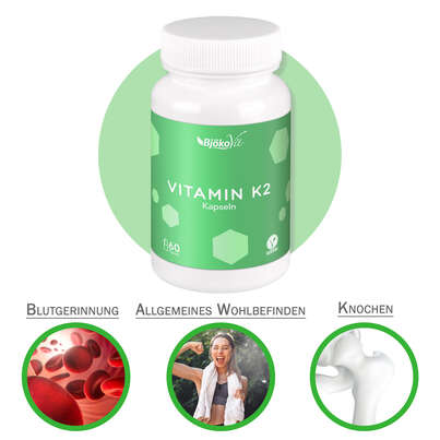 BjökoVit Vitamin K2 MK7 all-trans Kapseln vegan, A-Nr.: 5174727 - 06