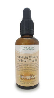Floramed Vitamin D3 &amp; K2 Tropfen natürlich, A-Nr.: 5106743 - 02