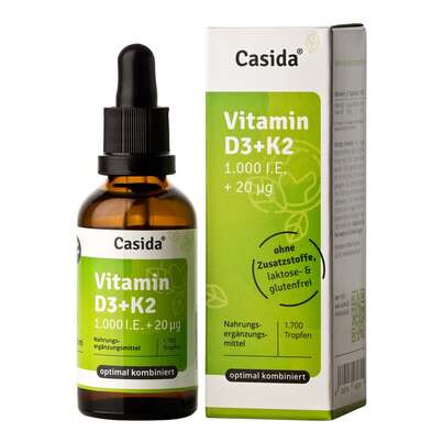 Casida Vitamin D3 + K2 Tropfen, A-Nr.: 5339022 - 01