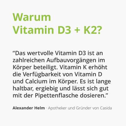 Casida Vitamin D3 + K2 Tropfen, A-Nr.: 5339022 - 02