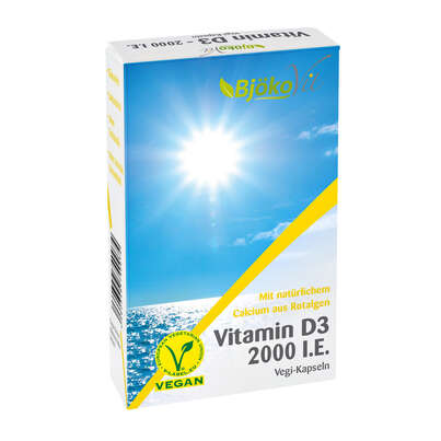 BjökoVit Vitamin D3 Kapseln vegan, A-Nr.: 5174584 - 02