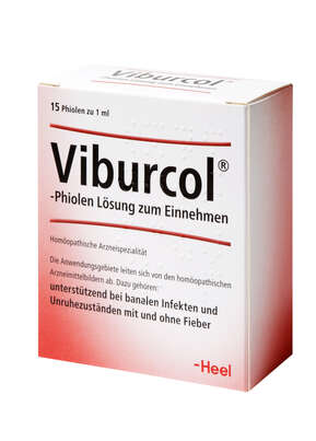 Sie sehen eine Packung Viburcol®-Phiolen, Produktbild: 02 Viburcol®-Phiolen, A-Nr.: 3927401 - 02
