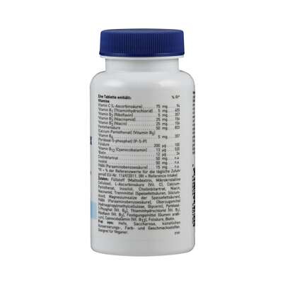 Sie sehen eine Packung Stress B Complex Tabletten Kapseln Orthica, Produktbild: 02 Stress B Complex Tabletten Kapseln Orthica, A-Nr.: 5395316 - 02