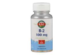 Supplementa Vitamin B2 Riboflavin 100 mg Tabletten, A-Nr.: 5396161 - 01