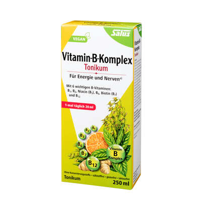 Sie sehen eine Packung Vitamin-B-Komplex Tonikum, Produktbild: 01 Vitamin-B-Komplex Tonikum, A-Nr.: 4441830 - 01