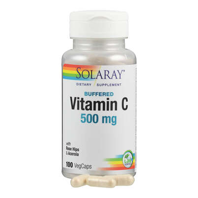 Sie sehen eine Packung Supplementa Vitamin C 500 mg mit Hagebutte & Acerola, gepuffert Kapseln, Produktbild: 04 Supplementa Vitamin C 500 mg mit Hagebutte & Acerola, gepuffert Kapseln, A-Nr.: 5574912 - 04
