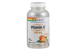 Supplementa Vitamin C Kautabletten, gepuffert, 500 mg Orange, A-Nr.: 5597830 - 01