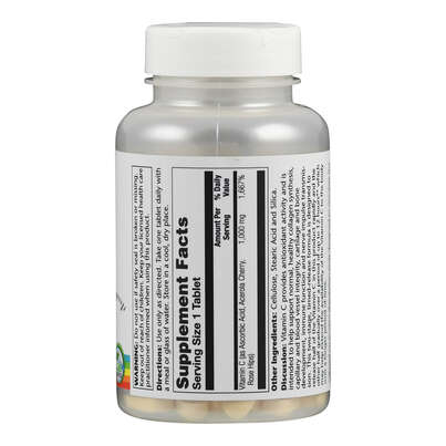 Sie sehen eine Packung Supplementa Vitamin C mit Hagebutte & Acerola, verz. Abgabe Tabletten, Produktbild: 02 Supplementa Vitamin C mit Hagebutte & Acerola, verz. Abgabe Tabletten, A-Nr.: 5574800 - 02