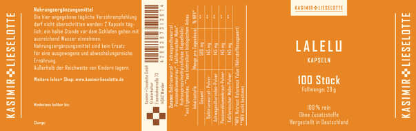 Sie sehen eine Packung Kasimir und Lieselotte - LaLeLu Kapseln, Produktbild: 02 Kasimir und Lieselotte - LaLeLu Kapseln, A-Nr.: 5177358 - 02
