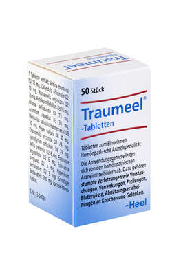 Sie sehen eine Packung Traumeel®-Tabletten, Produktbild: 01 Traumeel®-Tabletten, A-Nr.: 0177141 - 01