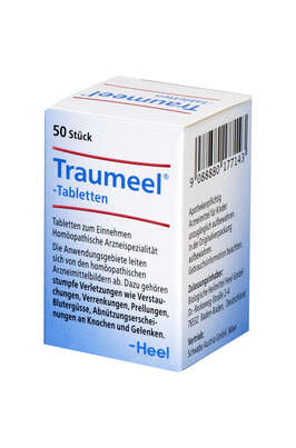 Sie sehen eine Packung Traumeel®-Tabletten, Produktbild: 02 Traumeel®-Tabletten, A-Nr.: 0177141 - 02