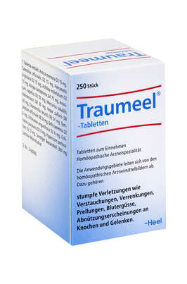 Sie sehen eine Packung Traumeel®-Tabletten, Produktbild: 01 Traumeel®-Tabletten, A-Nr.: 0177098 - 01