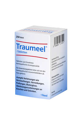 Sie sehen eine Packung Traumeel®-Tabletten, Produktbild: 02 Traumeel®-Tabletten, A-Nr.: 0177098 - 02