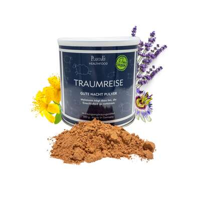 Sie sehen eine Packung TraumReise - Gute Nacht Pulver, Produktbild: 04 TraumReise - Gute Nacht Pulver, A-Nr.: 5779287 - 04