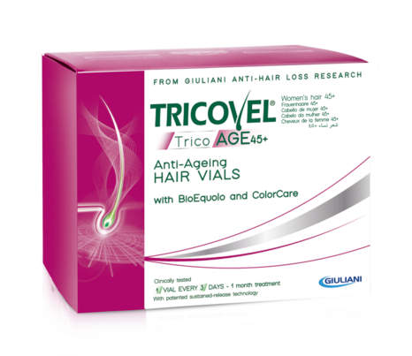 Sie sehen eine Packung Tricovel Ampullen für Frauen, Produktbild: 01 Tricovel Ampullen für Frauen, A-Nr.: 3447138 - 01