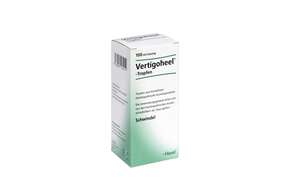 Sie sehen eine Packung Vertigoheel®-Tropfen, Produktbild: 01 Vertigoheel®-Tropfen, A-Nr.: 0561454 - 01