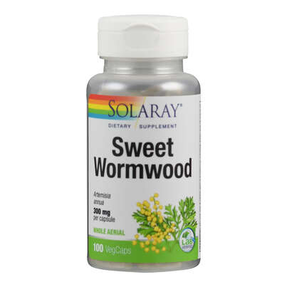 Sie sehen eine Packung Supplementa Sweet Wormwood (Beifuß) Kapseln, Produktbild: 01 Supplementa Sweet Wormwood (Beifuß) Kapseln, A-Nr.: 5574645 - 01