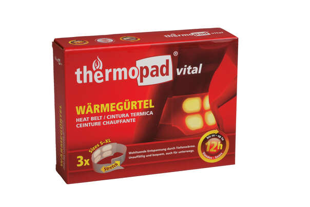 Sie sehen eine Packung Thermopad Wärmegürtel, Produktbild: 01 Thermopad Wärmegürtel, A-Nr.: 4949563 - 01