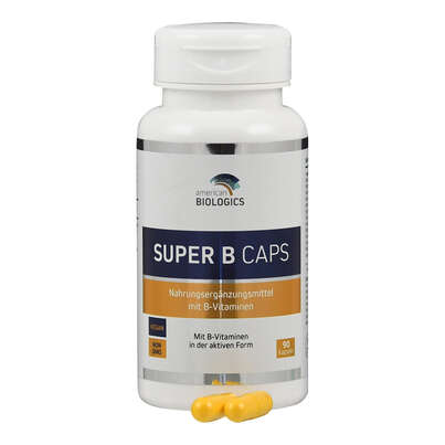 Sie sehen eine Packung Supplementa Super B Caps Kapseln, Produktbild: 04 Supplementa Super B Caps Kapseln, A-Nr.: 5596569 - 04