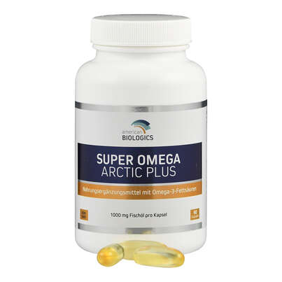 Sie sehen eine Packung Super Omega ArcticPlus Kapseln, Produktbild: 04 Super Omega ArcticPlus Kapseln, A-Nr.: 5638859 - 04