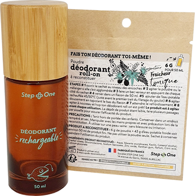 Sie sehen eine Packung Deo RollOn Pulver Tonic fresh StepOne, Produktbild: 03 Deo RollOn Pulver Tonic fresh StepOne, A-Nr.: 5666956 - 03