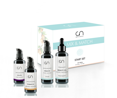 Sie sehen eine Packung CNI Starterset Anti Aging Mix+Match DIY, Produktbild: 01 CNI Starterset Anti Aging Mix+Match DIY, A-Nr.: 5286768 - 01