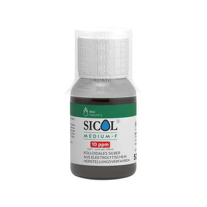 Sie sehen eine Packung doc nature’s SICOL® MEDIUM-F 10 ppm, Produktbild: 01 doc nature’s SICOL® MEDIUM-F 10 ppm, A-Nr.: 5619388 - 01
