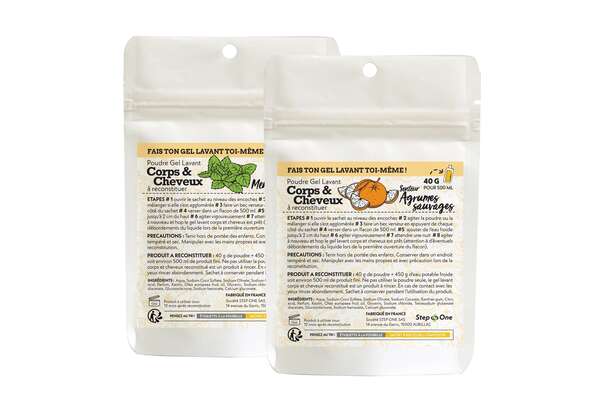 Sie sehen eine Packung 2in1 Shampoo & Duschgel Wilde Orange Minze StepOne, Produktbild: 03 2in1 Shampoo & Duschgel Wilde Orange Minze StepOne, A-Nr.: 5454326 - 03