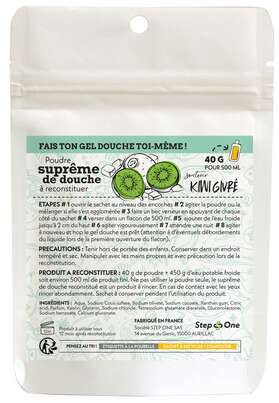 Sie sehen eine Packung Duschgel Pulver Frozen Kiwi StepOne, Produktbild: 01 Duschgel Pulver Frozen Kiwi StepOne, A-Nr.: 5454220 - 01