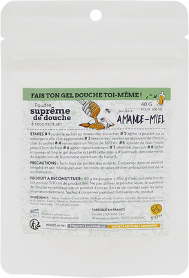 Sie sehen eine Packung Duschgel Pulver Mandel Honig StepOne, Produktbild: 01 Duschgel Pulver Mandel Honig StepOne, A-Nr.: 5447065 - 01