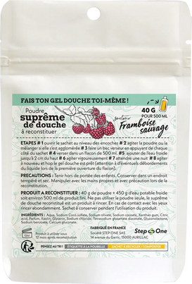 Duschgel Pulver Wilde Himbeere StepOne, A-Nr.: 5454237 - 01