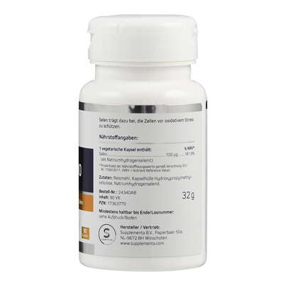 Sie sehen eine Packung Selen 100 Kapseln, Produktbild: 02 Selen 100 Kapseln, A-Nr.: 5638807 - 02