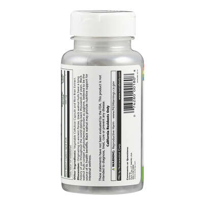 Sie sehen eine Packung Supplementa Schwarze Walnussschale Kapseln, Produktbild: 03 Supplementa Schwarze Walnussschale Kapseln, A-Nr.: 5574562 - 03