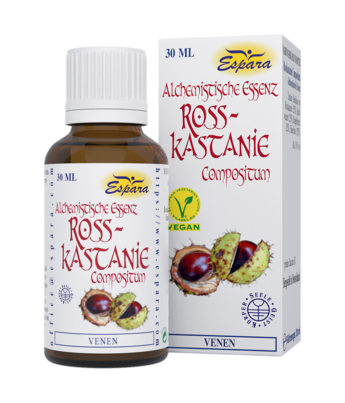 Sie sehen eine Packung Espara Rosskastanie Compositum Alchemistische Essenz 30ml, Produktbild: 01 Espara Rosskastanie Compositum Alchemistische Essenz 30ml, A-Nr.: 4040114 - 01