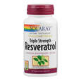 Sie sehen eine Packung Supplementa Resveratrol "Triple Strength" Kapseln, Produktbild: 01 Supplementa Resveratrol "Triple Strength" Kapseln, A-Nr.: 5574496 - 01
