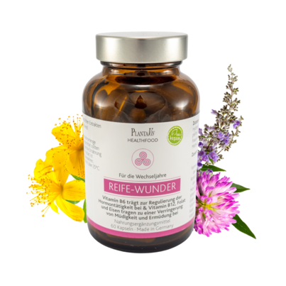 Sie sehen eine Packung Reife- Wunder - Für die Wechseljahre, Produktbild: 02 Reife- Wunder - Für die Wechseljahre, A-Nr.: 5744509 - 02