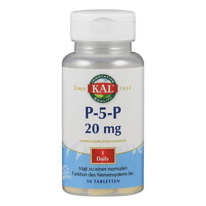 Supplementa P-5-P (Pyridoxal-5-Phosphat) 20 mg Tabletten, A-Nr.: 5396333 - 01