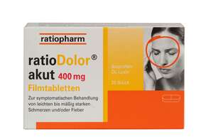 ratioDolor® Ibuprofen 400 mg Filmtabletten, A-Nr.: 4204900 - 01